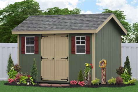 We have the option to buy display models and have them delivered within 5 business days. #3101-17 10x14 Classic Wooden Storage Shed - Sheds Unlimited of Lancaster
