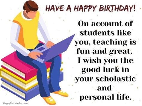 Birthday Wishes For Students 99 Best Messages From Teacher
