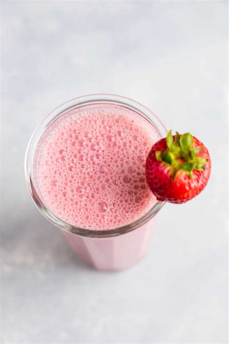 Easy Strawberry Smoothie Recipe Build Your Bite
