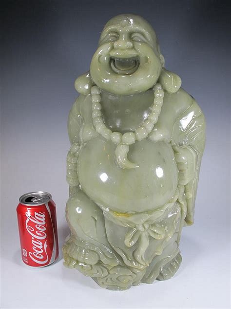 Only genuine antique jade chinese approved for sale on www.sellingantiques.co.uk. Antique Chinese jade or jadeite Buddha statue