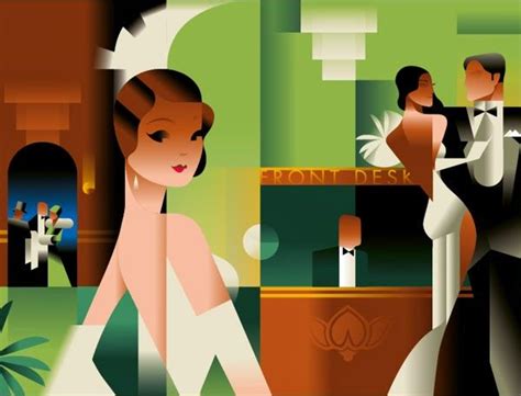 Hosber Art Blog De Arte And Diseño Ilustraciones Art Deco Por Mads