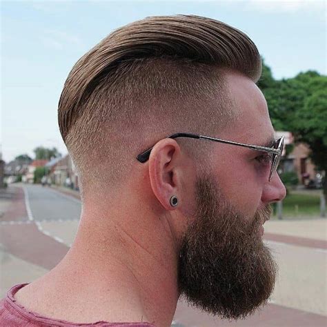 Undercut Long Hair Shaved Sides Male
