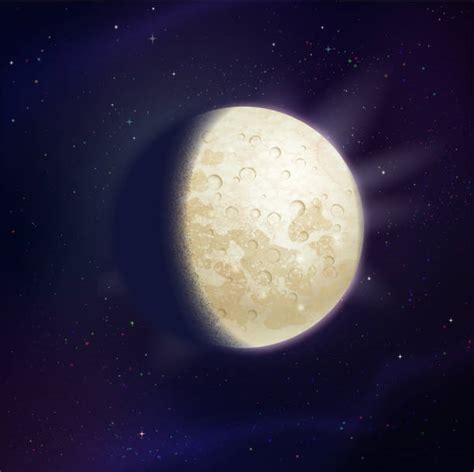 Best Waxing Gibbous Illustrations Royalty Free Vector Graphics And Clip