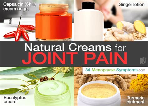 Natural Creams For Joint Pain Menopause Now