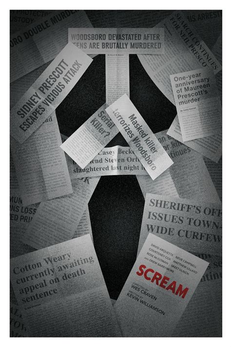 Scream 20th Anniversary Alternate Poster Variant Posterspy