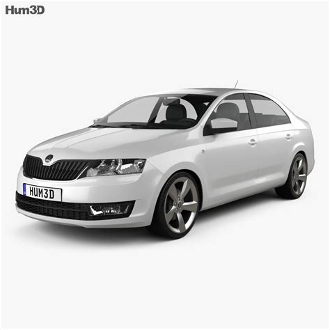 Whatever model you choose from the škoda range, you'll always find yourself in possession of a car delivering a peerless combination of thrilling design, a sumptuous interior, the latest connectivity. Skoda Rapid 2012 3D model - Vehicles on Hum3D