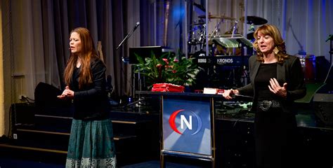 Tv visjon norge, drammen, norway. TV Visjon Norge - Nyttårskonferanse med Tineke Bouwman