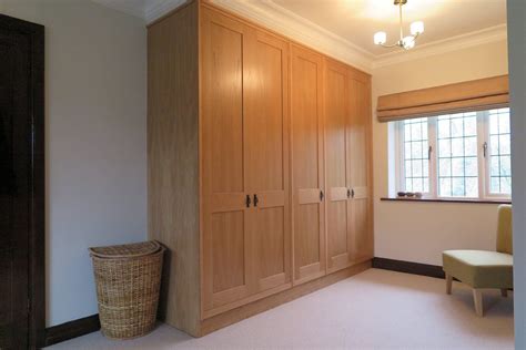 Oak Fitted Wardrobes Made To The Clients Requirements Bedroom Built