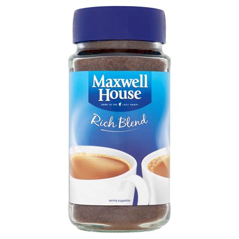 Maxwell House Rich Blend Instant Coffee 200g Instant And Ground Coffee