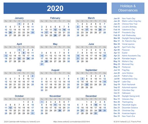 Printable are the good medium to get the printed december 2019 calendar for free. Download a free Printable 2020 Holiday Calendar from ...