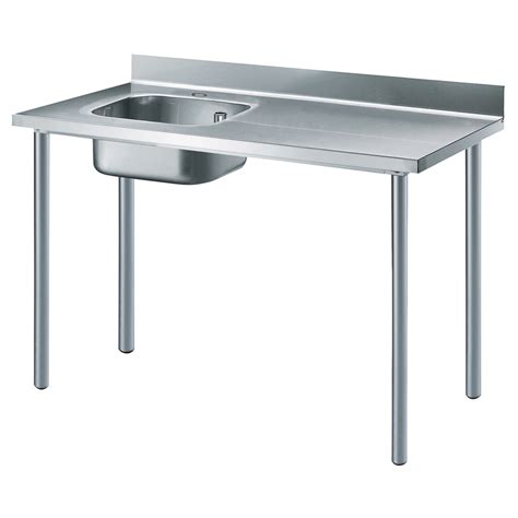 Premium Preparation 1400 Mm Work Table With Upstand Left Bowl 13306