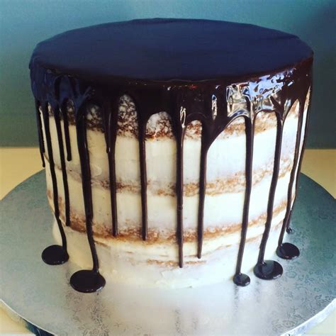 Naked Cake With Chocolate Ganache Drip Hayley Cakes And My Xxx Hot Girl