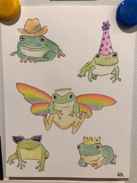 Pin By Lily Snaidman On Frog Art Frog Art Frog Drawing Cottagecore