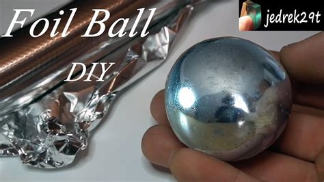 Polished Aluminum Foil Ball Diy Challengekula Z Folii Aluminiowej