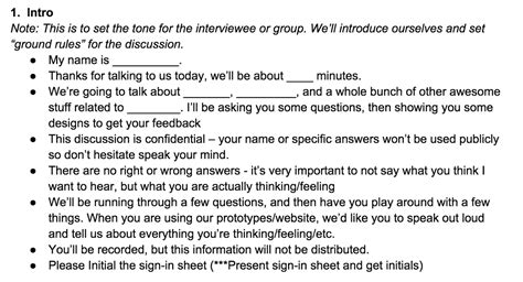 creating  effective discussion guide   user research