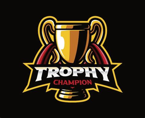 Premium Vector Trophy Mascot Logo Design