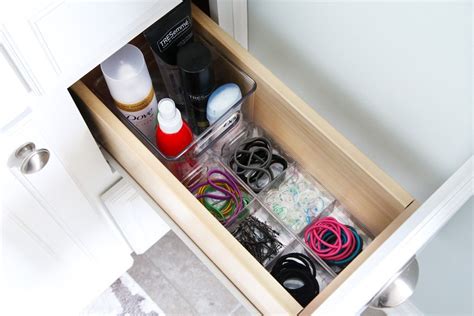 Organizing Deep Bathroom Drawers