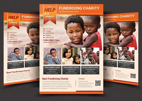Charity Fundraisers Flyer Templates ~ Flyer Templates ~ Creative Market