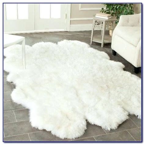 You can use like a rug or as a decor over your bed cover, etc. white fake fur rugs - Highheng | Ikea sheepskin rug, Faux ...
