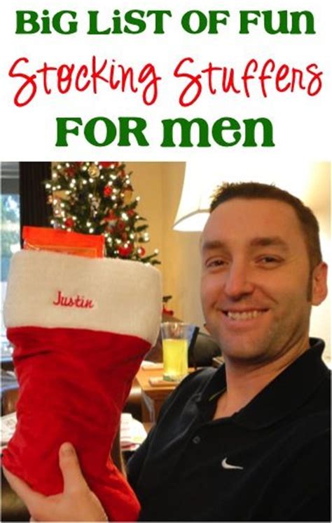 big list of fun stocking stuffers for men at christmas stockings christmas