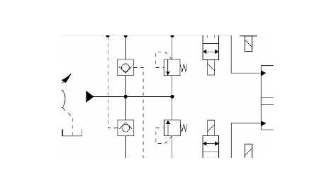 Simplified excavator hydraulic circuit | Download Scientific Diagram