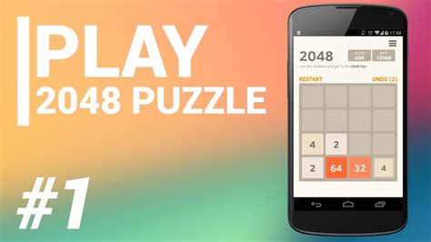 Play 1 2048 Number Puzzle Game Recensiontest Youtube