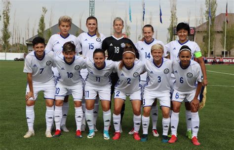 Kazakhstan Womens Squad For The Matches Against Macedonia And France