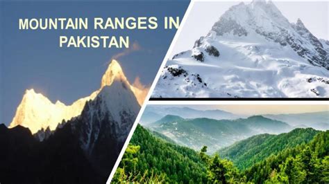 Mountain Ranges In Pakistan North Western Mountain Ranges Of