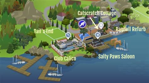 Sims 4 Brindleton Bay Map