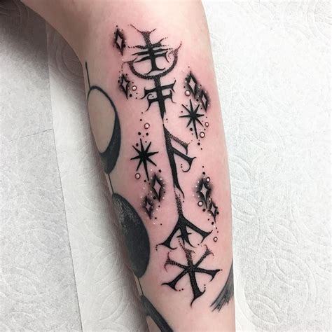Sirius Blacks Runes Tattoos Thank You Melissa This Was A Really Fun