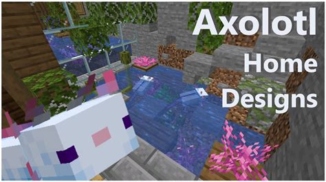 Minecraft Simple Axolotl House Designs Simple Pet House Designs