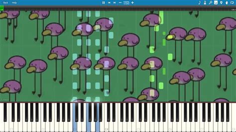 Rhythm Heaven Fever Flock Step Piano Sheet Music In The Description Youtube