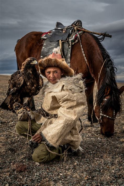 Eagle Hunter Altai Mountains Caleb Indigenous Tribes Character