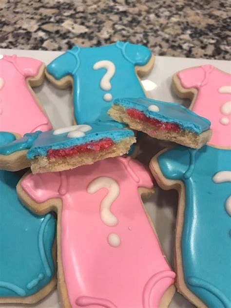 Gender Reveal Sugar Cookies Sugar Cookie Icing Cookies Cookies