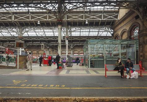 Preston Railway Station In North West England Editorial Photography