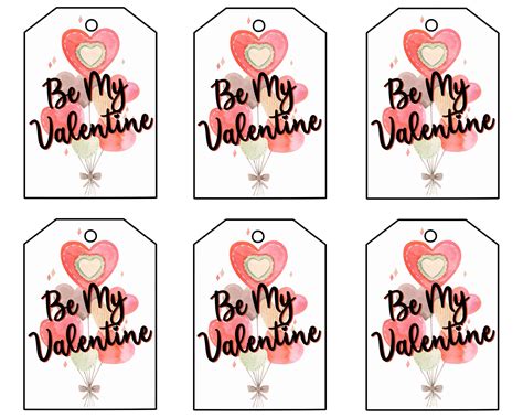 Free Printable Valentine Gift Tags That Are Fun And Pretty