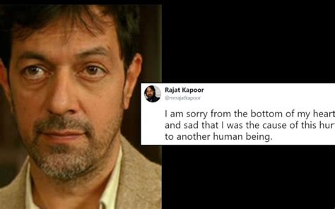 Accused Of Sexual Misconduct Rajat Kapoor Issues Apology