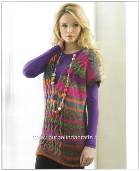 James C Brett Monsoon Aran Sweater Knittting Pattern Jb067