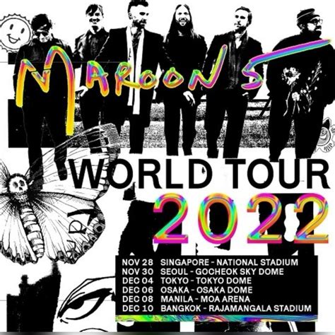 Maroon 5 Concert Tickets Out On August 4 Pln Media