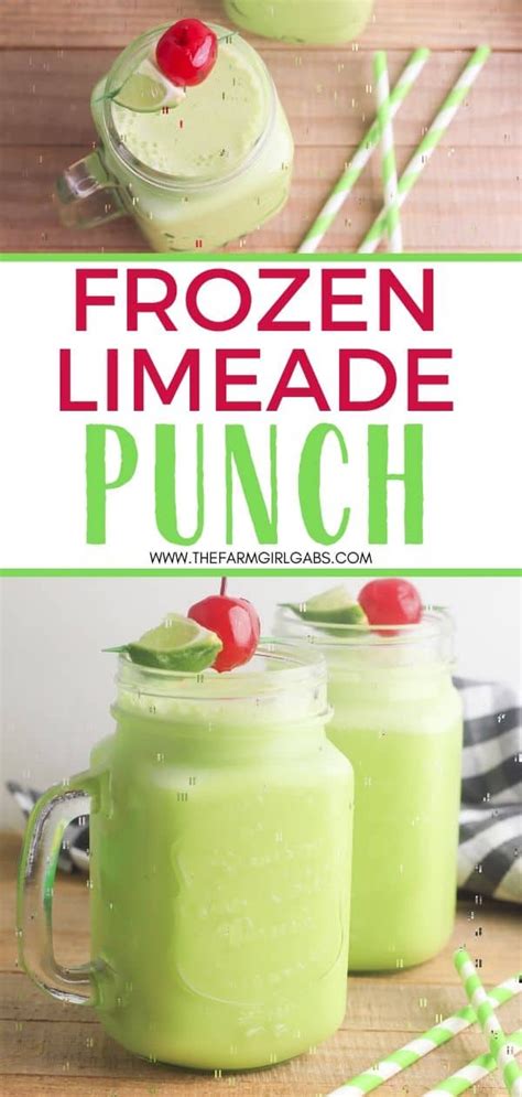 Alcoholic drinks, mixed and limeade. Frozen Limeade Punch | Recipe | Frozen drink recipes ...