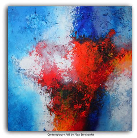 Painting Abstract Contemporary Art Abstract Painting By Alex