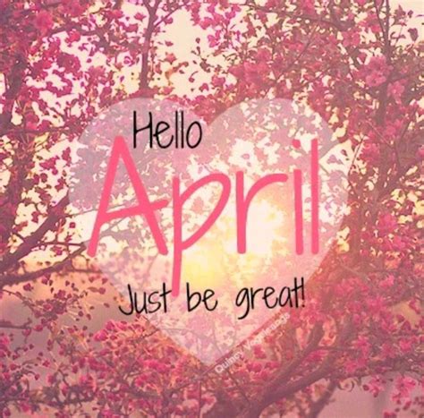 Pin By Cassy Chester On April Hello April April Quotes Greatful
