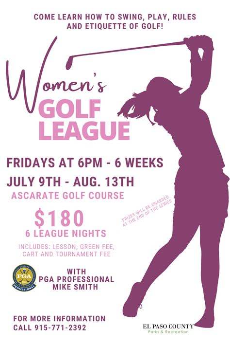 Womens Golf League — El Paso County Parks And Recreation