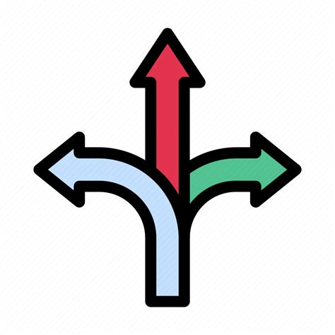 Arrow Direction Road Sign Way Icon Download On Iconfinder