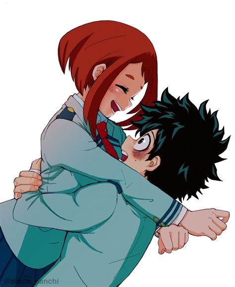 Midoriya Izuku Uraraka Ochako Personajes De Anime Wallpaper De Anime Imagenes De Parejas Anime