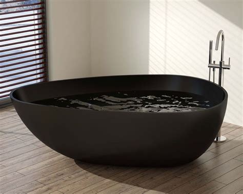 Black L Xxl Freestanding Bathtub Model Bw 01 Xxl Blk Badeloft Usa Free Standing Bath Tub