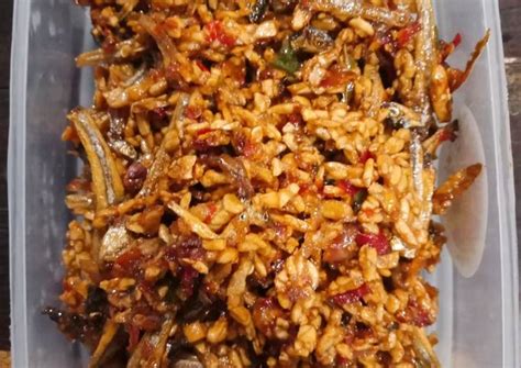 Tempe potong dadu, goreng kering bw putih bw merah jahe tomat cabe rawit cabe merah terasi garam. Resep Sambal Goreng Kering Tempe dan Teri oleh Ms.Nurr ...