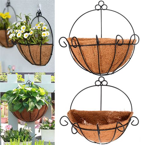 Spring Park Metal Wall Hanging Planter Basket With Coco Liner Great
