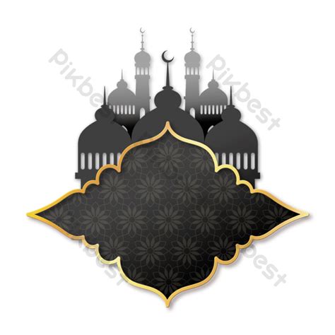 Malikhaing Watermark Pattern Islamic Texture Border Imahe Ng Png Psd