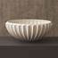 Grillo Ceramic Bowl  White Plantation Design